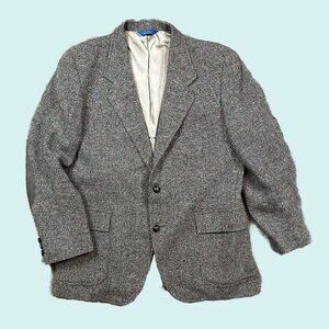 Pendleton Vintage Tweed Elbow Patch Men's Sport Coat Blazer Jacket 42 Regular